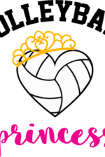 volleyball princess, ball heart shape, sport free svg file