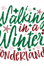 Walking In A Winter Wonderland, Season Free Svg File