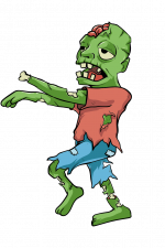 walking Zombie, Halloween Free Svg File