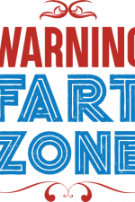 warning fart zone, funny toilet free svg file
