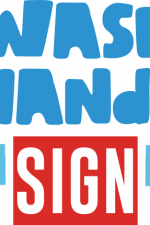 wash hands sign, bathroom free svg file