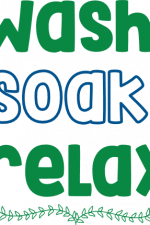 wash soak relax, bathroom free svg file