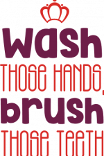 wash those hands brush those teeth, bathroom free svg file
