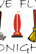 we fly tonight, broom stick, mop, vacuum cleaner, funny halloween free svg file