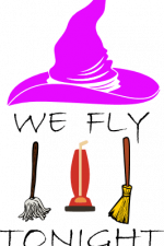 we fly tonight, witch hat, broom stick, mop, halloween free svg file