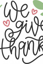 we give thanks, thanksgiving day free svg file