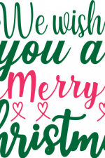 we wish you a merry christmas, holiday free svg file