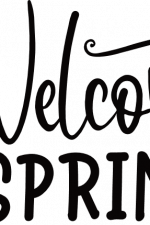 welcome spring, season free svg file