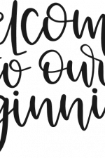 welcome to our beginning, wedding free svg file