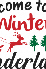welcome to our winter wonderland, christmas free svg file