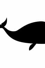 Whale Silhouette, Fish Free Svg File