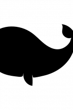 Whale Silhouette, Sea Free Svg File