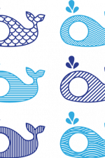 whales monogram frame, ocean free svg file