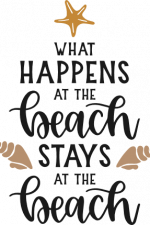 what happens at the beach stays at the beach, summer free svg file