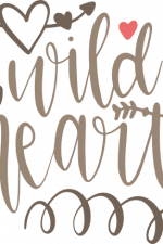 wild heart, girl t-shirt design free svg file