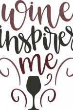 wine inspires me, drinking free svg file