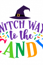 witch way to the candy, halloween free svg file