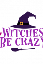 witches be crazy, halloween free svg file