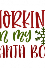 Working On My Santa Bod, Christmas Free Svg File