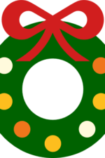 wreath christmas decoration free svg file clipart image