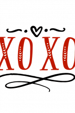 Xoxo, Valentine's Day Free Svg File