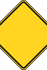 yellow road sign free svg file