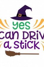 yes i can drive a stick, halloween free svg file