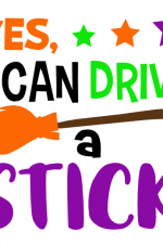 Yes I Can Drive A Stick, Stars, Halloween Free Svg File