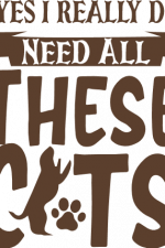 yes i really do need all these cats, cat lover free svg file