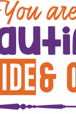 you are beautiful inside and out, bathroom free svg file