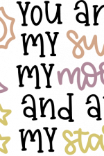 you are my sun my moon and all my stars, valentine's day free svg file