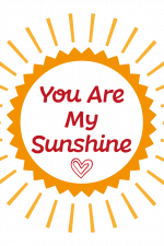 You Are My Sunshine, Baby Onesie Free Svg File