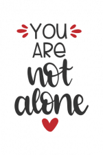 You Are Not Alone, Mental Health Free Svg File