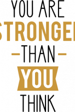 you are stronger than you think, inspirational free svg file