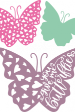 you give me butterflies, decoration free svg file