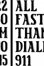 all faster than dialing 911, 2nd amendment - free svg file for members