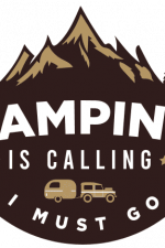camping is calling i must go, mountains and trees, camper life free svg file