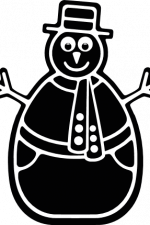 christmas gingerbread snowman, ornament, holiday free svg file