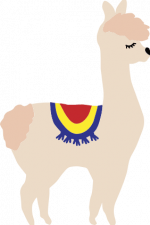 cute alpaca clipart free svg file, clipart images