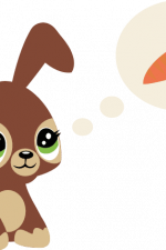 cute rabbit and carrot, clipart, kids room decoration free svg file