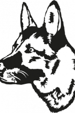 german shepherd, dog head, pet lover free svg file