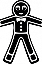 gingerbread man, christmas, holiday free svg file