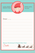 Letter from santa via elf, christmas free svg file