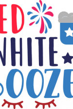 red white and booze, independence day, 4th of July free svg file