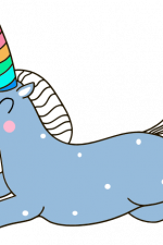 running unicorn clipart, kids room decoration free svg file