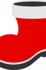 santa claus shoe, boots, christmas free svg file
