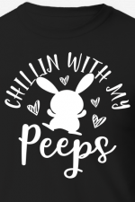 chillin with my peeps, easter free svg file