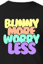 bunny more worry less, easter free svg file