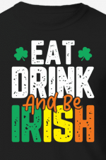 eat drink and be irish, st patricks day   free svg file