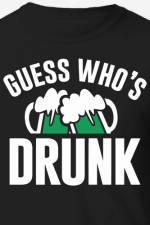 guess who's drunk, saint patricks day free svg file